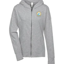 District Award Full-Zip Hoodie - Ladies' - Embroidered