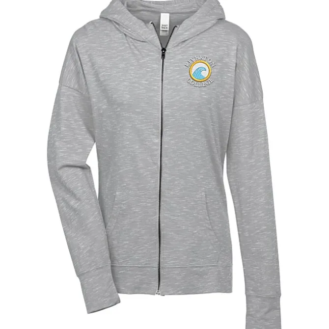 District Award Full-Zip Hoodie - Ladies' - Embroidered