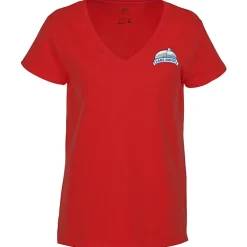 District Recycled V-Neck T-Shirt - Ladies' - Embroidered