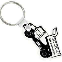 Dump Truck Soft Keychain - Opaque