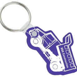 Dump Truck Soft Keychain - Opaque