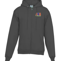 Fashion Full-Zip Hooded Sweatshirt - Men's - Embroidered