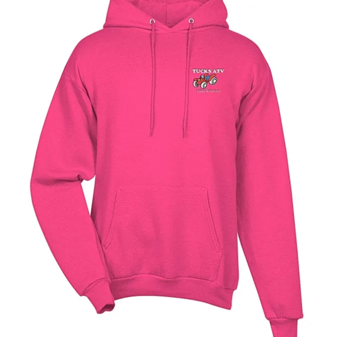 Fashion Pullover Hooded Sweatshirt - Men's - Embroidered