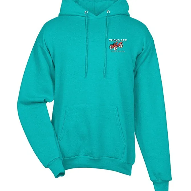Fashion Pullover Hooded Sweatshirt - Men's - Embroidered