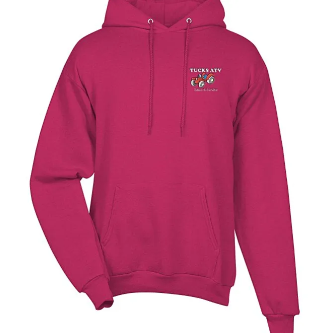 Fashion Pullover Hooded Sweatshirt - Men's - Embroidered