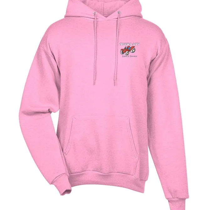 Fashion Pullover Hooded Sweatshirt - Men's - Embroidered