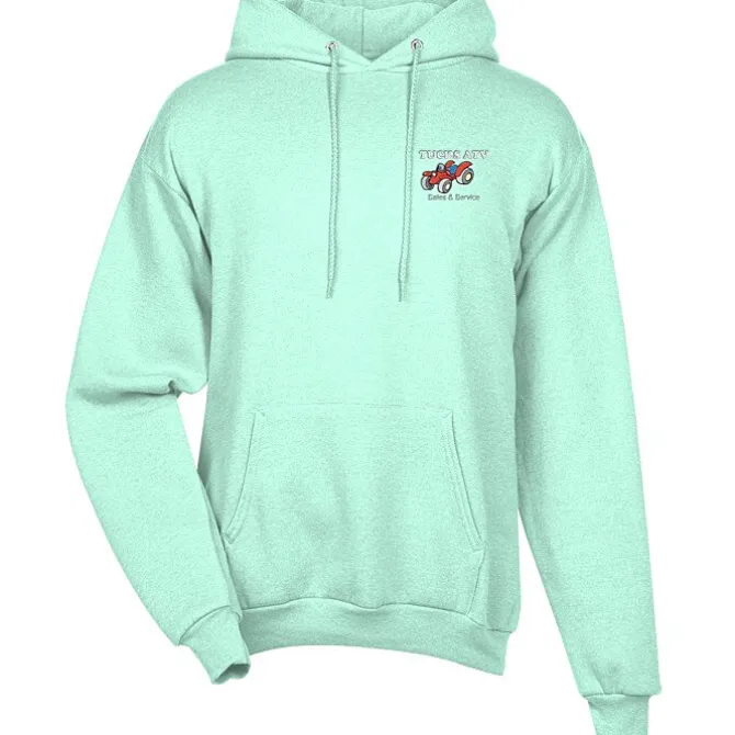 Fashion Pullover Hooded Sweatshirt - Men's - Embroidered