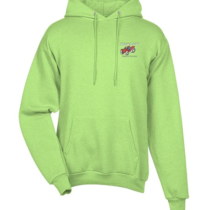 Fashion Pullover Hooded Sweatshirt - Men's - Embroidered
