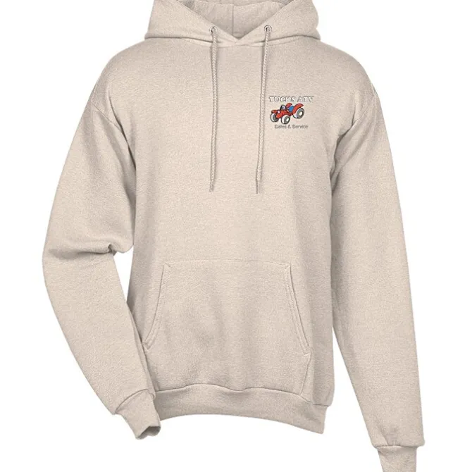 Fashion Pullover Hooded Sweatshirt - Men's - Embroidered