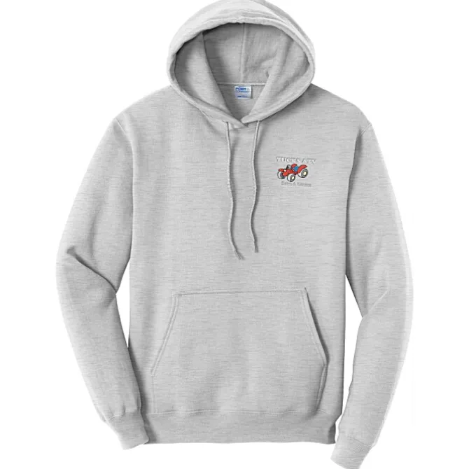 Fashion Pullover Hooded Sweatshirt - Men's - Embroidered