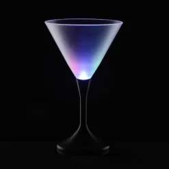 Frosted Light-Up Martini Glass - 8 oz.