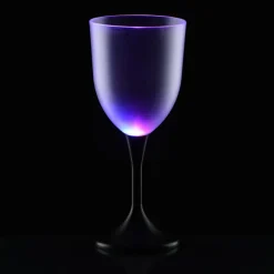 Frosted Light-Up Wine Glass - 10 oz.