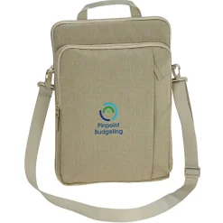 Garrison Vertical Laptop Bag - Embroidered
