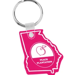 Georgia Soft Keychain - Translucent