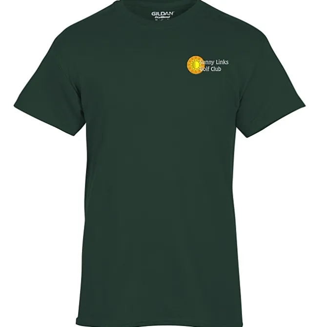 Gildan 5.5-oz DryBlend 50/50 T-Shirt - Embroidered