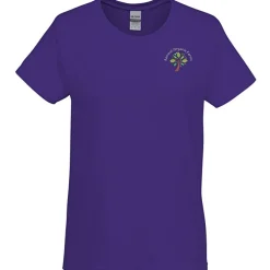 Gildan 6-oz Ultra Cotton T-Shirt - Ladies' - Embroidered