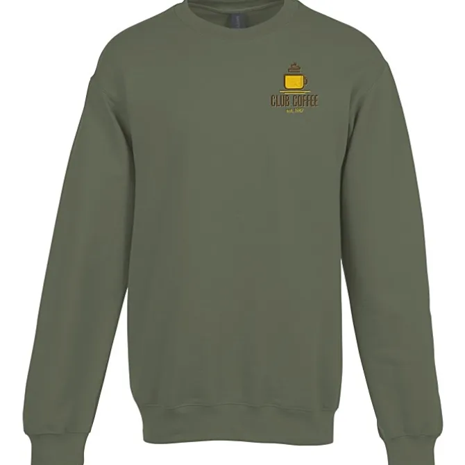 Gildan Softstyle Fleece Crew Sweatshirt - Embroidered