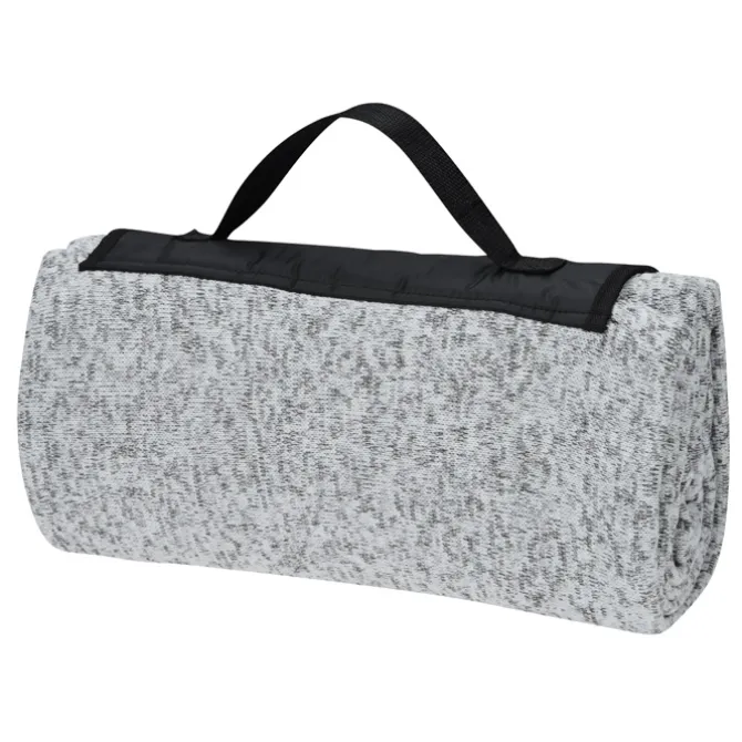 Heathered Knit Fold Up Blanket