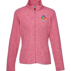 Heathered Microfleece Jacket - Ladies'