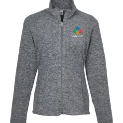 Heathered Microfleece Jacket - Ladies' - 24 hr