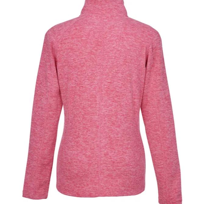 Heathered Microfleece Jacket - Ladies' - 24 hr