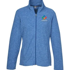 Heathered Microfleece Jacket - Ladies' - 24 hr