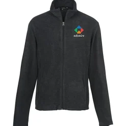 Heathered Microfleece Jacket - Men's - 24 hr
