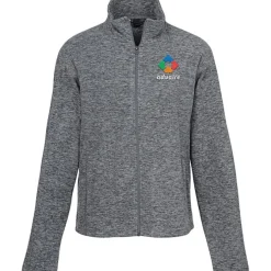 Heathered Microfleece Jacket - Men's - 24 hr