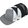 Heather 6 Panel Arch Trucker Snapback Cap
