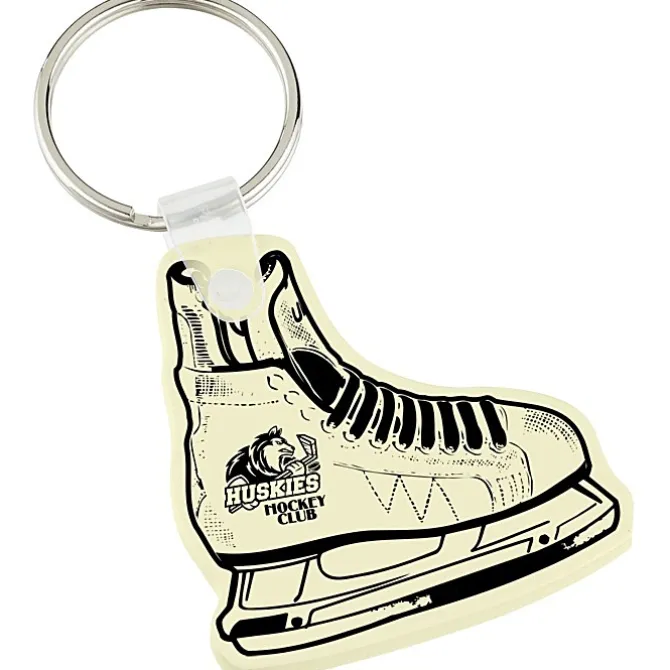 Hockey Skate Soft Keychain - Opaque