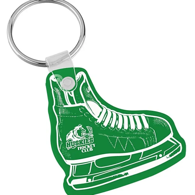 Hockey Skate Soft Keychain - Translucent
