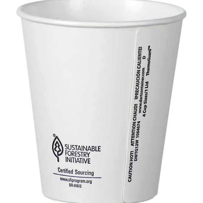Insulated Paper Travel Cup - 12 oz. - Low Qty - Full Color