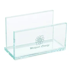 Jade Glass Business Card Holder