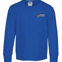 Jerzees Dri-Power 50/50 LS T-Shirt - Youth - Embroidered