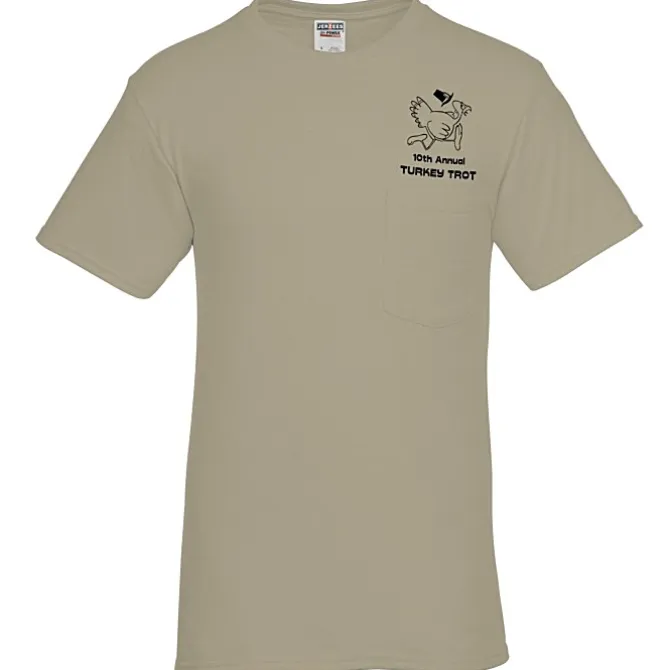 Jerzees Dri-Power 50/50 Pocket T-Shirt - Men's