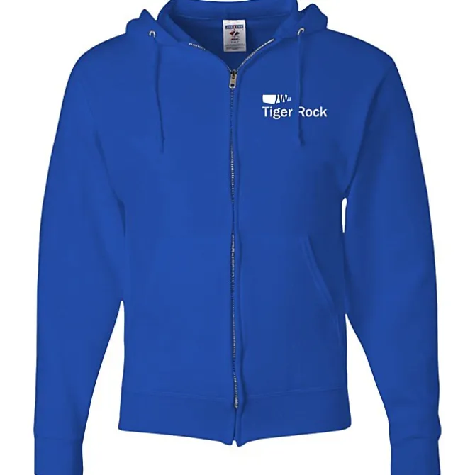 Jerzees NuBlend Full-Zip Hooded Sweatshirt - Screen