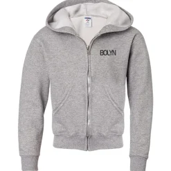 Jerzees NuBlend Full-Zip Hooded Sweatshirt - Youth - Screen