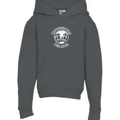 Jerzees NuBlend Hooded Sweatshirt - Youth - Screen