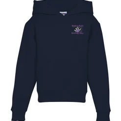 Jerzees Nublend Hooded Sweatshirt - Youth - Embroidered