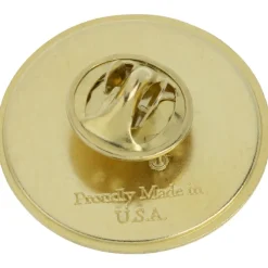 Laminate Lapel Pin - Circle - 24 hr