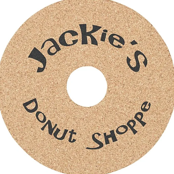 Large Cork Coaster - Donut