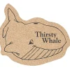 Large Cork Coaster - Whale