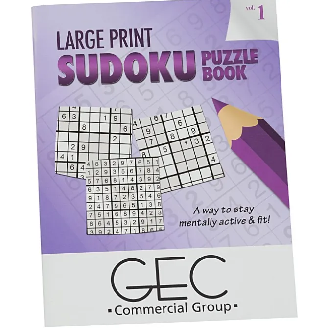 Large Print Sudoku Puzzle Book - Volume 1