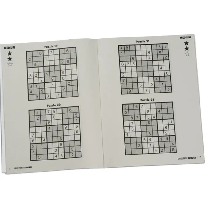 Large Print Sudoku Puzzle Book - Volume 1