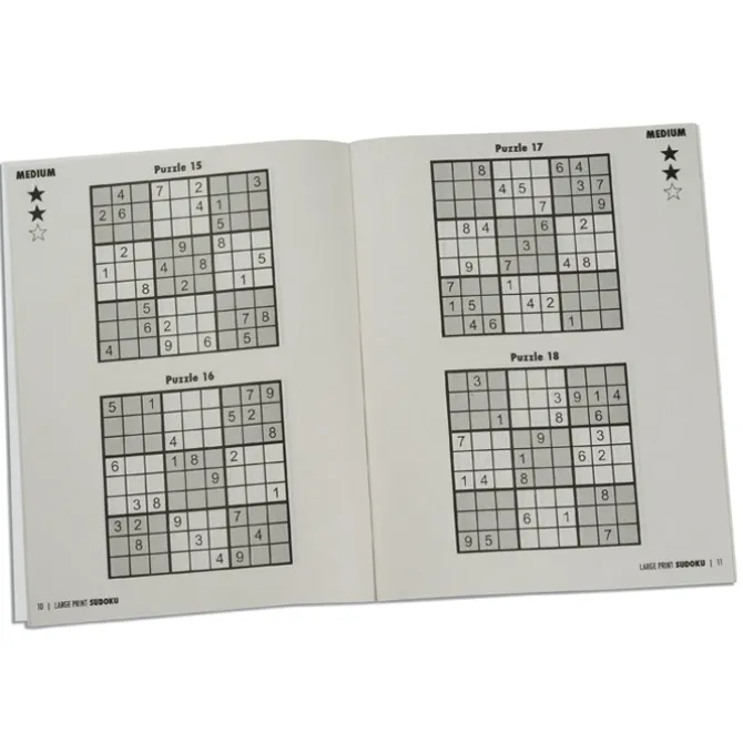 Large Print Sudoku Puzzle Book - Volume 2