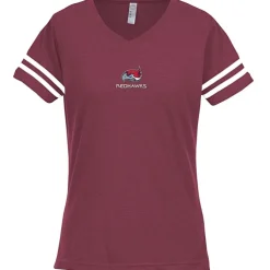 LAT Fine Jersey Football T-Shirt - Ladies' - Embroidered
