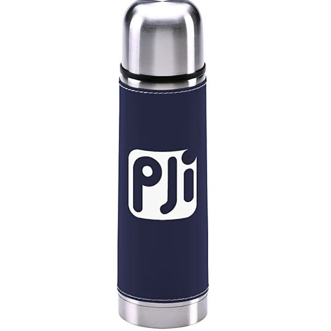 Leatherette Vacuum Bottle - 16 oz. - Screen
