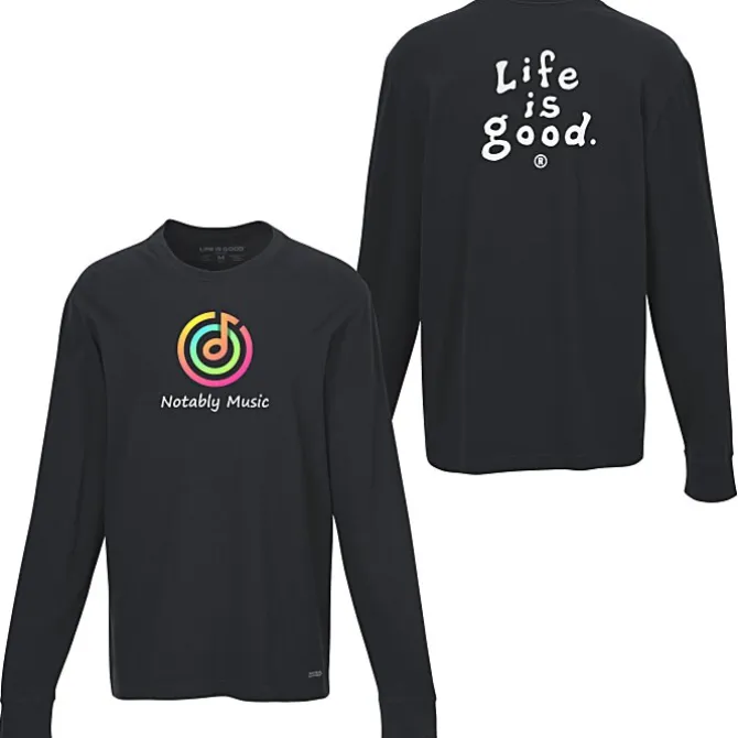 Life is Good Crusher Long Sleeve Tee - Men's - Full Color - LIG
