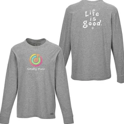 Life is Good Crusher Long Sleeve Tee - Men's - Full Color - LIG