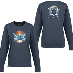 Life is Good Crusher Long Sleeve Tee - Ladies' - Full Color - 4WD